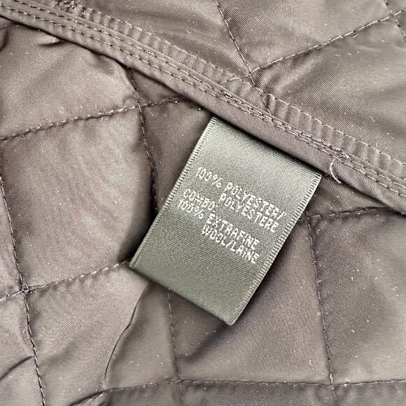 Lafayette 148 Black Quilted Lightweight Puffer Jacket Coat Sz 8 / Medium - Picture 7 of 7